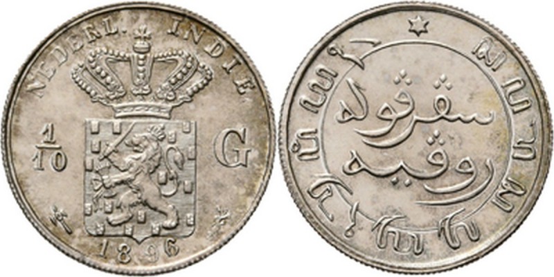 Dutch Oversea Regions
NEDERLANDS-INDISCH GOUVERNEMENT 1816–1949 - 1⁄10 Gulden 1...