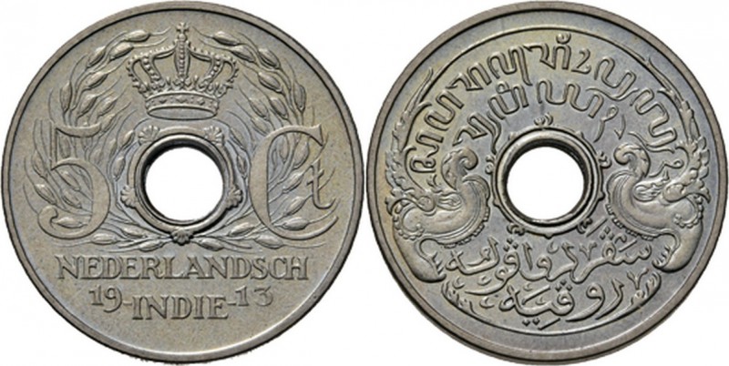 Dutch Oversea Regions
NEDERLANDS-INDISCH GOUVERNEMENT 1816–1949 - 5 Cent 1913, ...