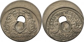 Dutch Oversea Regions
NEDERLANDS-INDISCH GOUVERNEMENT 1816–1949 - Misslag 5 Cent 1913, Copper, WILHELMINA 1890–1948 Centrale doorboring tussen waarde...
