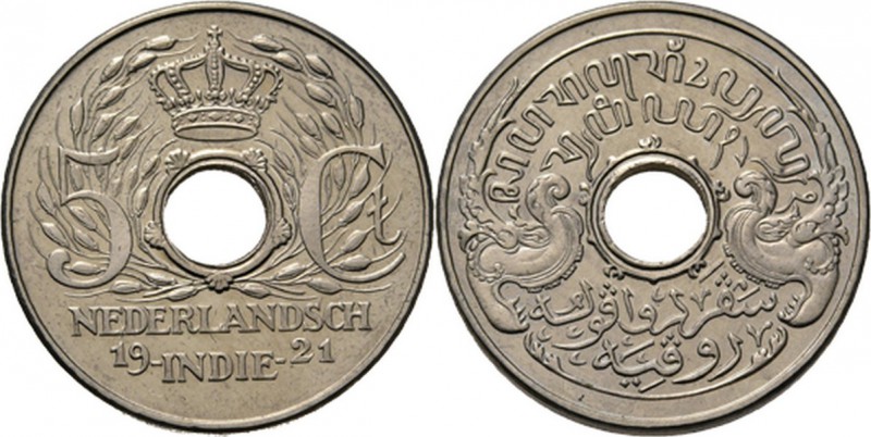 Dutch Oversea Regions
NEDERLANDS-INDISCH GOUVERNEMENT 1816–1949 - 5 Cent 1921, ...