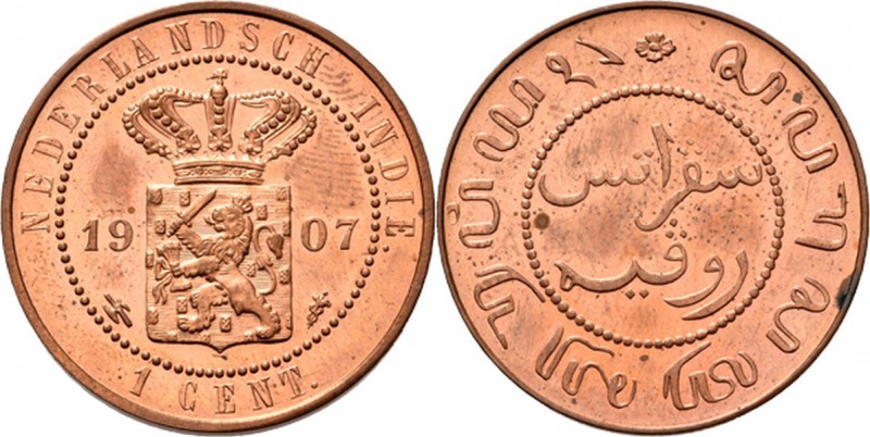 Dutch Oversea Regions
NEDERLANDS-INDISCH GOUVERNEMENT 1816–1949 - 1 Cent 1907, ...