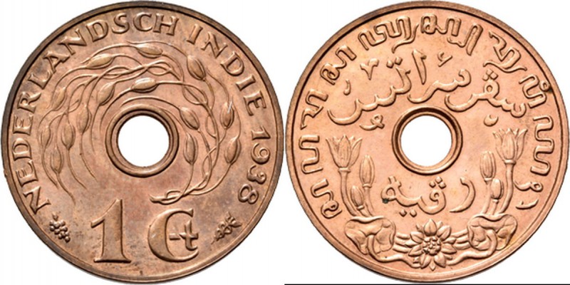 Dutch Oversea Regions
NEDERLANDS-INDISCH GOUVERNEMENT 1816–1949 - 1 Cent 1938, ...