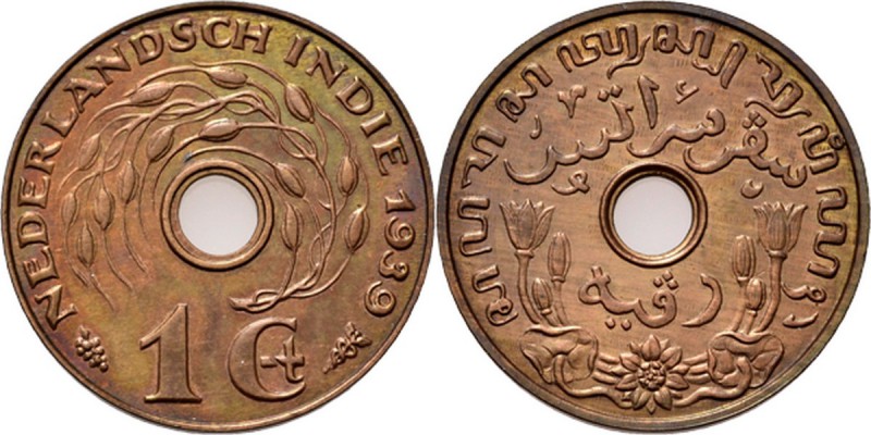 Dutch Oversea Regions
NEDERLANDS-INDISCH GOUVERNEMENT 1816–1949 - 1 Cent 1939, ...
