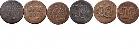 Dutch Oversea Regions
LOTS - Lot ½ Stuivers 1811 (3) Bestaande uit exemplaren van het Koninkrijk Holland. Varianten van 1811.Vgl. Scho. 577 Diverse k...