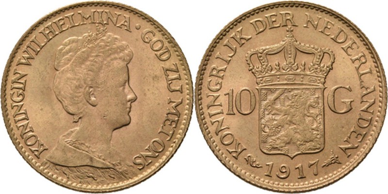 KONINKRIJK DER NEDERLANDEN - WILHELMINA 1890–1948
10 Gulden of gouden tientje. ...