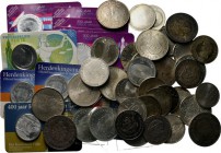 LOTS
Lot Koninkrijk Voornamelijk bestaande uit moderne zilveren stukken o.a. vijf en tien euromunten in coincards. Diverse kwaliteiten