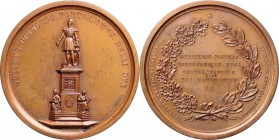 Medals
HISTORIEPENNIGEN - HISTORICAL MEDALS - ‘S-GRAVENHAGE. ONTHULLING VAN HET STANDBEELD VOOR KONING WILLEM II 1854, by door J.P. Menger. Het stand...