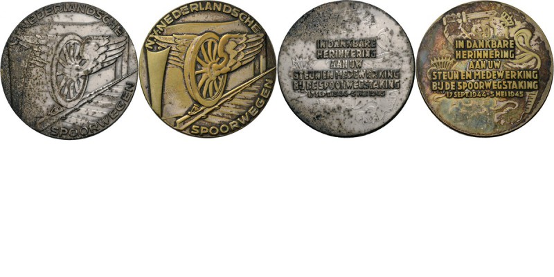 Medals
HISTORIEPENNIGEN - HISTORICAL MEDALS - STAKING VAN DE NEDERLANDSE SPOORW...