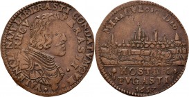 Medals
JETONS - REKENPENNINGEN - ANTWERPEN. VALENCIENNES ONTZET. HERINNAME VAN CONDÉ. 1657 Borstbeeld Philips IV naar rechts. Kz. gezicht op de stad ...