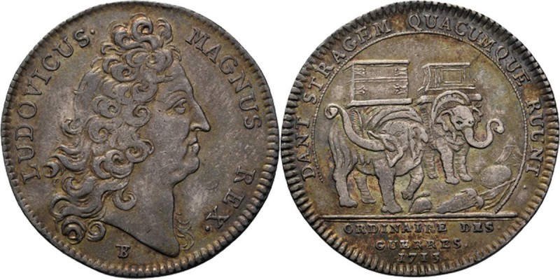 Medals
JETONS - REKENPENNINGEN - ORDINAIRE DES GUERRES 1713, by by Thomas Berna...