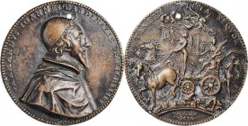 Medals
Foreign Medals - ARMAND-JEAN DU PLESSIS, CARDINAL RICHELIEU. 1630, by by J. Warin., FRANCE Draped bust to right. Rev. France seated in quadrig...