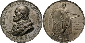 Medals
Foreign Medals - KARL FRIEDRICH WILHELM ERBSTEIN, ARCHEOLOGIST & NUMISMATIST 1883, by by Anton Scharff., GERMANY Bust to left. Rev. Moneta sta...