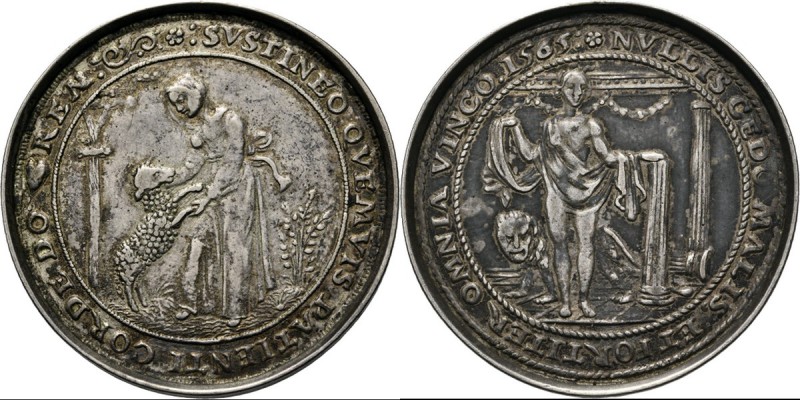 Medals
Foreign Medals - ALLEGORICAL MEDAL ZÜRICH 1565, by by (Jacob Stampfer).,...