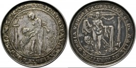 Medals
Foreign Medals - ALLEGORICAL MEDAL ZÜRICH 1565, by by (Jacob Stampfer)., SWITZERLAND Resilience with lion between ruins. Rev. Patience with la...