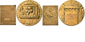 Medals
LOTS - Lot Wienecke (2) Bestaande uit: EREPENNING STAATSMIJNEN LIMBURG 1927. Mijnwerker, ondergronds werkend. Kz. gezicht op bovengronds mijne...