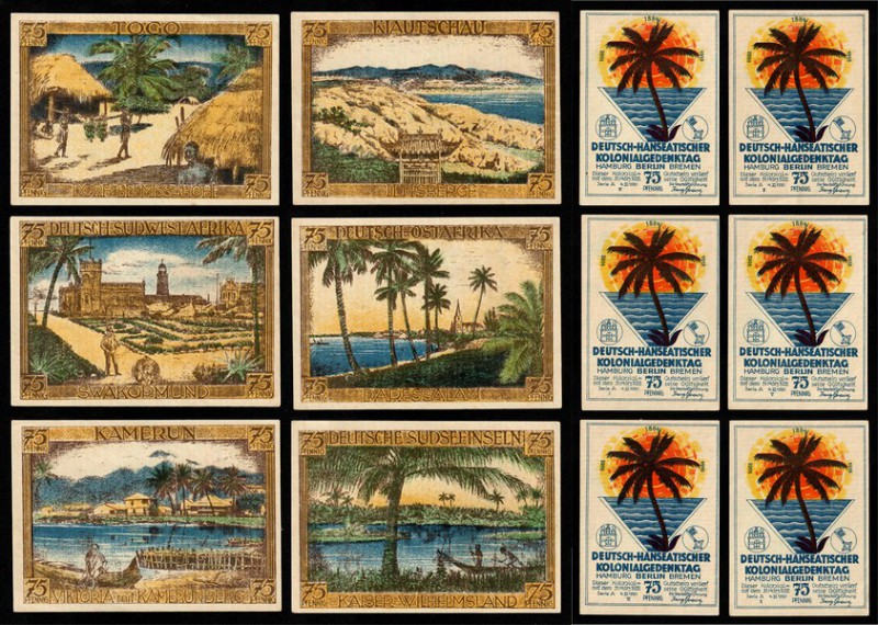 Paper money
Germany, Weimar Republic - Deutsch-Hanseatischer Kolonialgedenktag ...