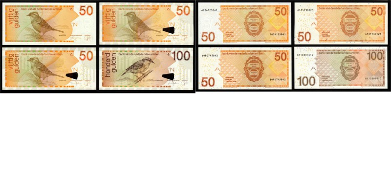 Paper money
LOTS - Lot Netherlands Antilles (4) Consisting of 50 Gulden 1994 (P...