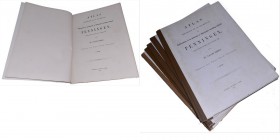Books
ATLAS BEHOORENDE BIJ DE BESCHRIJVING DER NEDERLANDSCHE OF OP NEDERLAND BETREKKING HEBBENDE PENNINGEN GESLAGEN TUSSEN 1813–1863 1892-1894, Dirks...