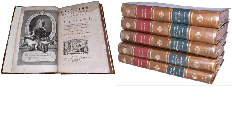 Books
HISTOIRE MÉTALLIQUE DES XVII PROVINCES DES PAYS-BAS. 1732-1737, Loon, Mr....