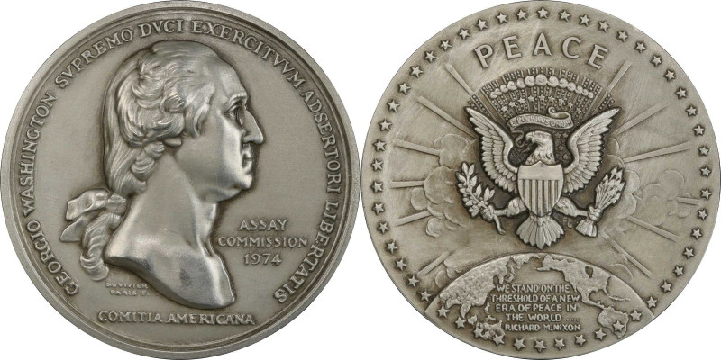1974 United States Assay Commission Medal. JK AC-118, Baker C-348. Rarity-7. Pew...
