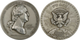 1974 United States Assay Commission Medal. JK AC-118, Baker C-348. Rarity-7. Pewter. Specimen-63 (PCGS).
57 mm. Accompanied by the official fitted ca...