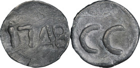 PENNSYLVANIA. Welsh Run. 1748 Upper West Conococheague (Presbyterian) Church Communion Token. Burzinski-1364, Warner-36, Bason-214. Lead. Plain Edge. ...