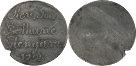 CANADA. Ontario. 1794 Communion Token. Bowman-134. Pewter. Plain Edge. VF Details--Scratch (PCGS).
30.5 mm. 105.5 grains.
PCGS# 913296.
From the Sy...