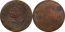 NEW JERSEY. Allaire. Undated (1835) Howell Works Garden. HT-201, Low-163, W-NJ-100-15a. Rarity-3. Copper. Plain Edge. VF Details--Cleaned (PCGS).
26....