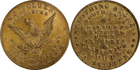LOUISIANA. New Orleans. Undated (1853-1858) N.C. Folger. Miller-La 10B. Brass. Reeded Edge. AU Details--Cleaned (PCGS).
29 mm.
From the Sydney F. Ma...