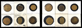 Lot of Approximately (76) Merchant Tokens.
Features mostly copper and brass pieces, with merchants from Pennsylvania and New York figuring prominentl...
