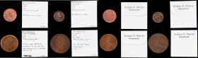 Lot of Approximately (50) Rosa Americana Coinage Copies and Related.
Includes copies, store cards with Rosa Americana coinage designs/motifs, and the...