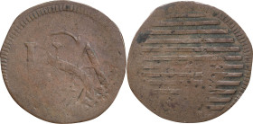 Undated (ca. 1880) Bar Copper. Unlisted Struck Copy. Copper. Overstruck. Extremely Fine.
78.6 grains. One of several undescribed struck copies of thi...