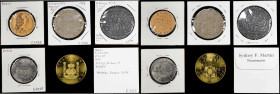 Lot of (9) French, Spanish and Portuguese Colonial Coin-Themed Exonumia Items.
Includes modern replicas, medals and tokens that copy the design of Fr...