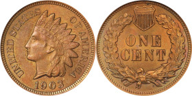 1903 Indian Cent. MS-65 RB (NGC). CAC. OH.
PCGS# 2215. NGC ID: 228Y.

Estimate: $300