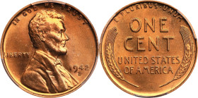 1942-D Lincoln Cent. MS-67+ RD (PCGS). CAC.
PCGS# 2707. NGC ID: 2.20E+03.

Estimate: $350