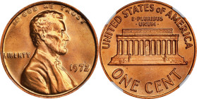 1972 Lincoln Cent. FS-101. Doubled Die Obverse. MS-66 RD (NGC).
PCGS# 2950. NGC ID: 22GU.

Estimate: $900
