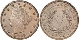1889 Liberty Head Nickel. Proof Details--Cleaned (NGC).
PCGS# 3887. NGC ID: 277X.

Estimate: $120