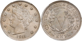 1911 Liberty Head Nickel. MS-63 (PCGS).
PCGS# 3872. NGC ID: 277M.

Estimate: $125