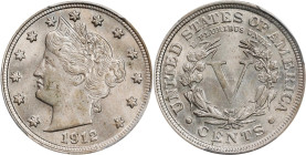 1912 Liberty Head Nickel. MS-62 (PCGS).
PCGS# 3873. NGC ID: 277N.

Estimate: $100