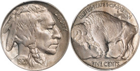 1920 Buffalo Nickel. MS-63 (PCGS).
PCGS# 3944. NGC ID: 22RP.

Estimate: $175