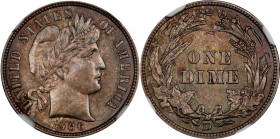 1906-D Barber Dime. MS-61 (NGC).
PCGS# 4839. NGC ID: 23EY.

Estimate: $157.5