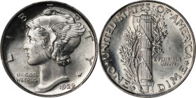1929-D Mercury Dime. MS-65 FB (PCGS).
PCGS# 4975. NGC ID: 23J3.

Estimate: $250