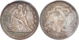 1875 Liberty Seated Quarter. AU-55 (PCGS).
PCGS# 5498. NGC ID: 23UX.

Estimate: $175
