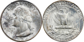 1934 Washington Quarter. Medium Motto. MS-66 (PCGS).
PCGS# 5793. NGC ID: 244A.

Estimate: $125