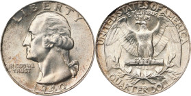 1940-D Washington Quarter. MS-65 (NGC).
PCGS# 5812. NGC ID: 244V.

Estimate: $202.5