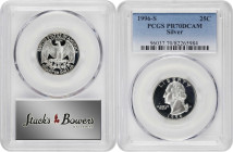 Lot of (8) Certified Proof Silver Washington Quarters.
Included are: 1963 Proof-65 (PCGS); 1976-S Proof-68 Ultra Cameo (NGC); 1992-S Proof-70 Deep Ca...