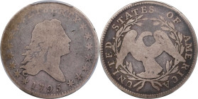 1795 Flowing Hair Half Dollar. O-109, T-16. Rarity-4. Two Leaves. AG Details--Scratch (PCGS).
PCGS# 6052. NGC ID: 24E7.

Estimate: $600