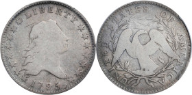 1795 Flowing Hair Half Dollar. O-113a, T-14. Rarity-3. Two Leaves, A/E in STATES. Good Details--Cleaned (PCGS).
PCGS# 39252. NGC ID: 24E7.

Estimat...