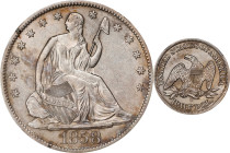 1858-O Liberty Seated Half Dollar. WB-29. Rarity-3. AU Details--Cleaned (NGC).
PCGS# 6294. NGC ID: 24HW.

Estimate: $140