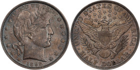 1892 Barber Half Dollar. MS-62 (PCGS).
PCGS# 6461. NGC ID: 24LF.

Estimate: $650